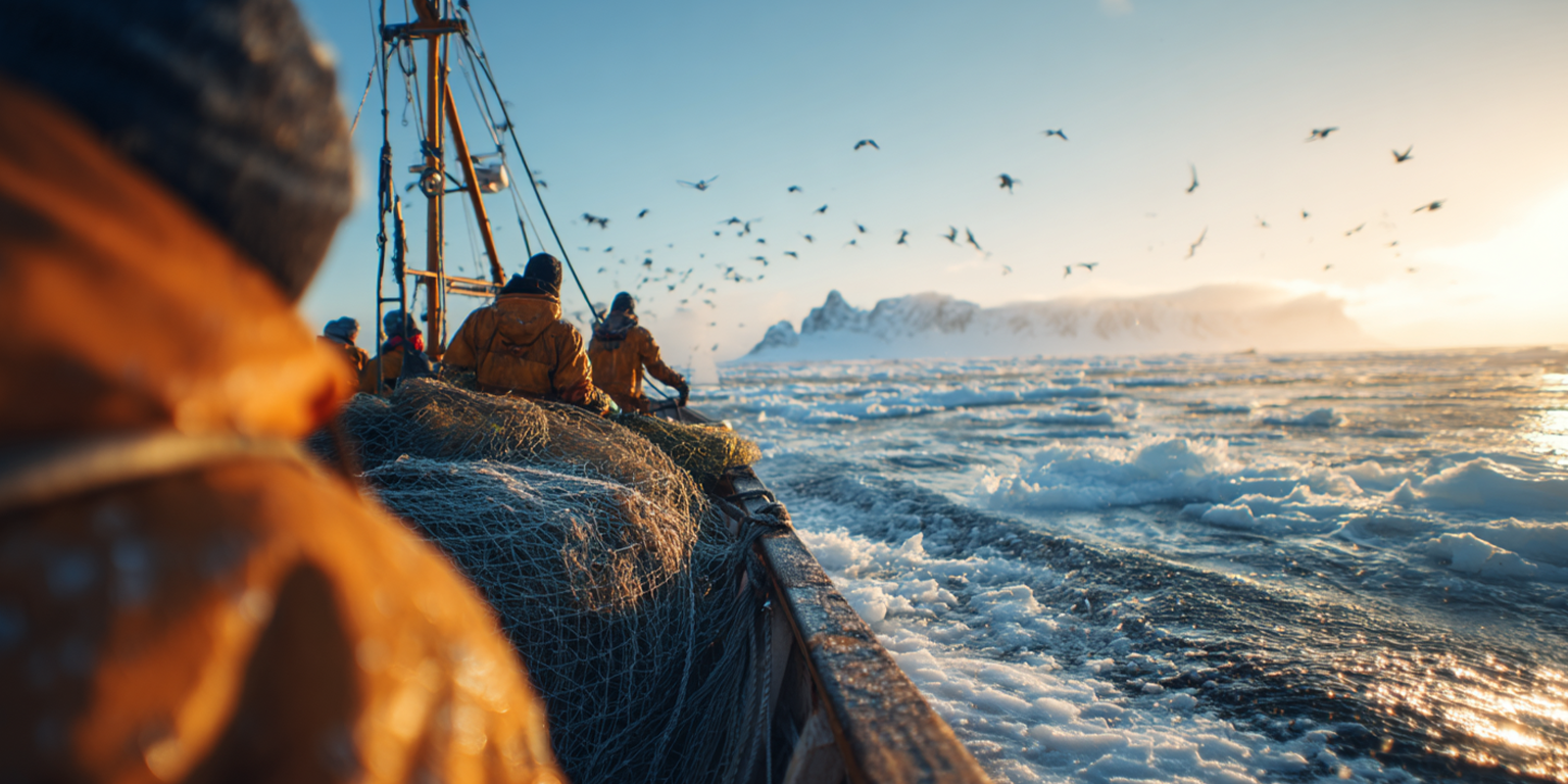 fishing boat sailing