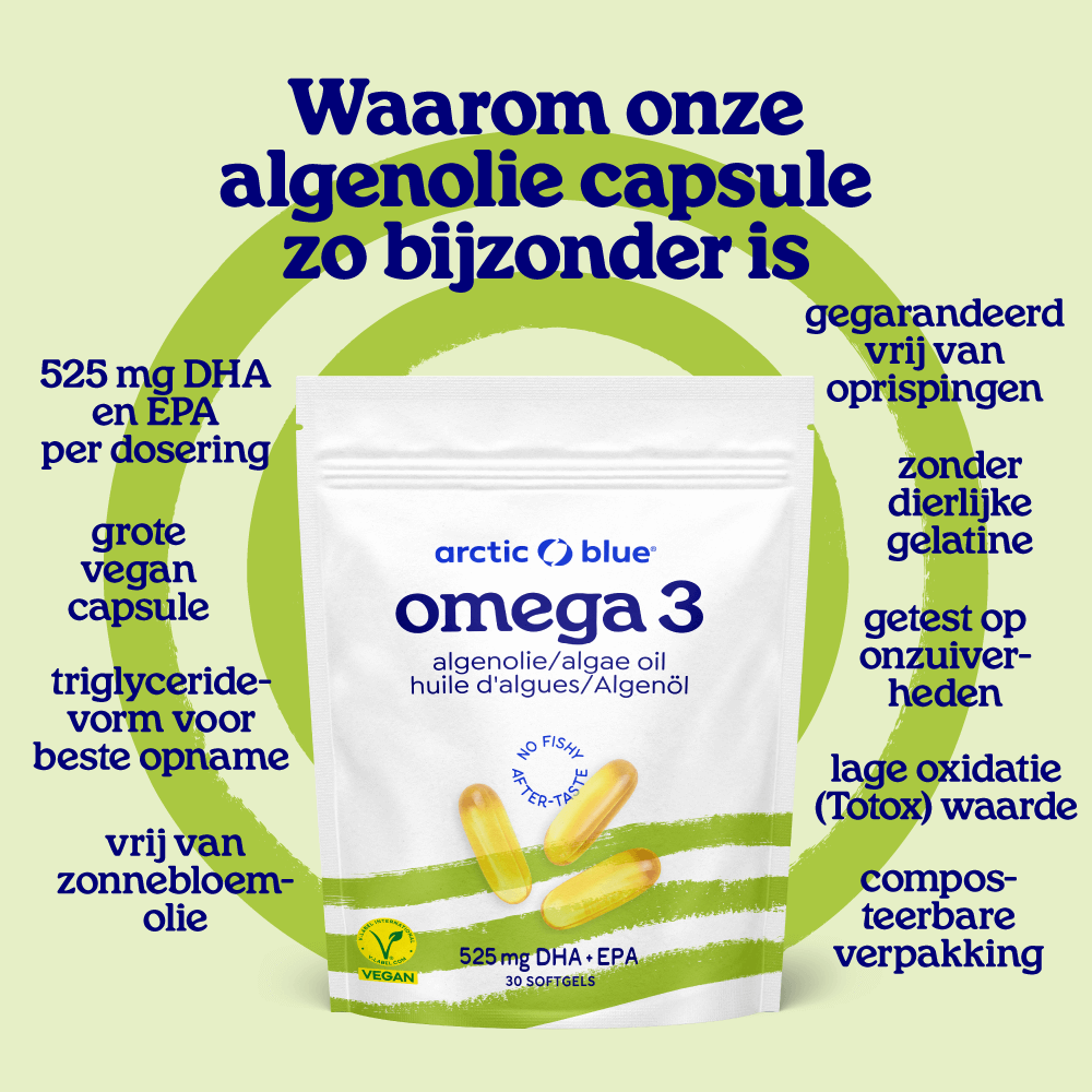 Algenolie DHA en EPA capsules (groot)
