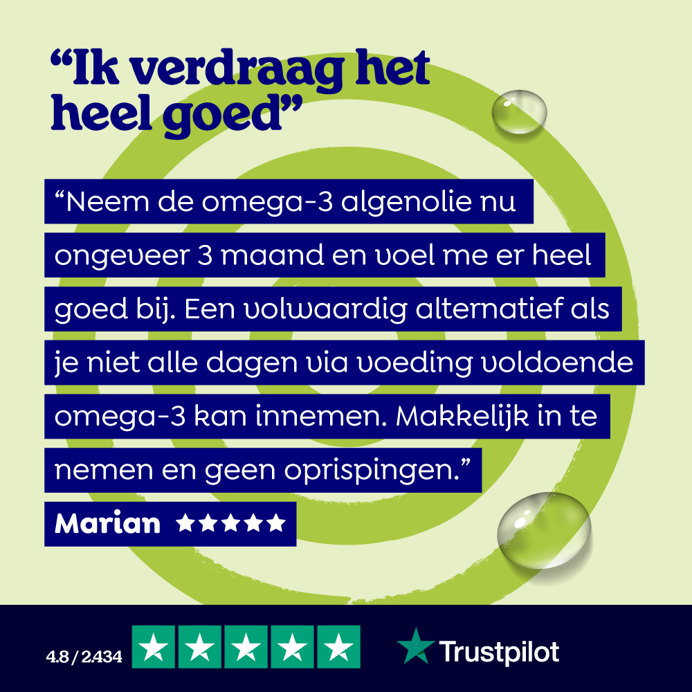Algenolie DHA en EPA capsules (groot)