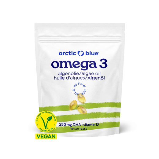 Algae Oil DHA with Vitamin D Capsules