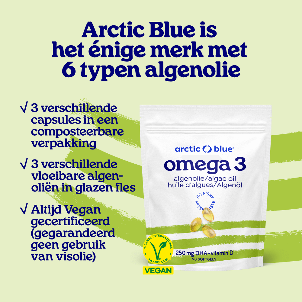 Algenolie DHA met Vitamine D capsules
