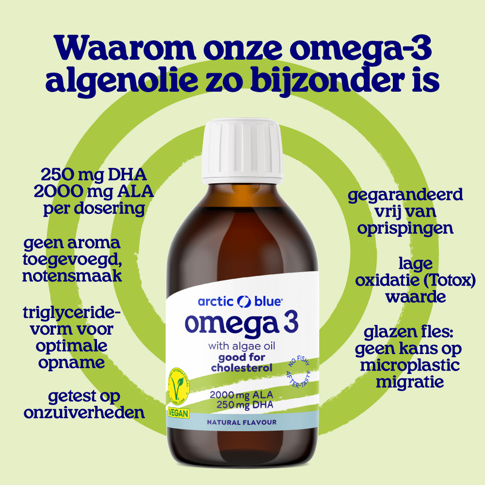 Algenolie en Lijnzaadolie