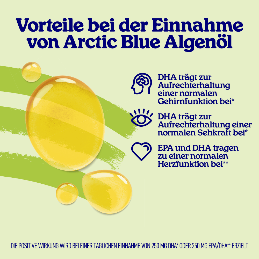Algenöl DHA und EPA
