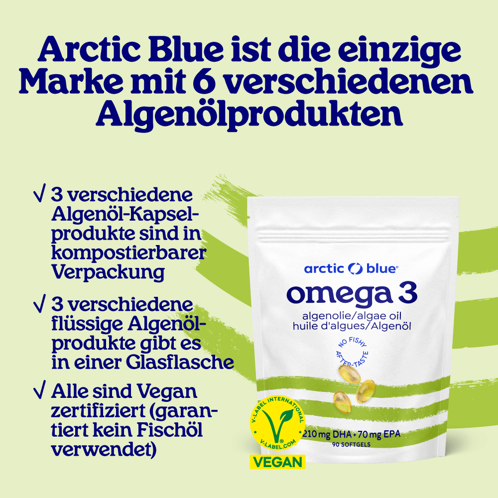 Algenöl DHA und EPA Kapseln