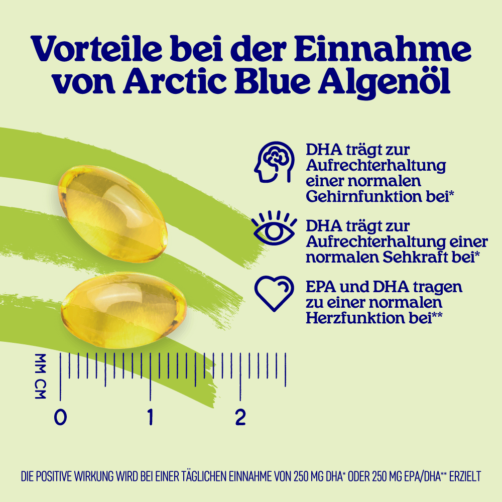 Algenöl DHA und EPA Kapseln