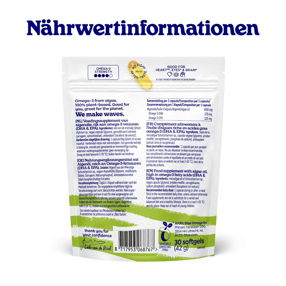 Algenöl DHA und EPA Kapseln (groß)