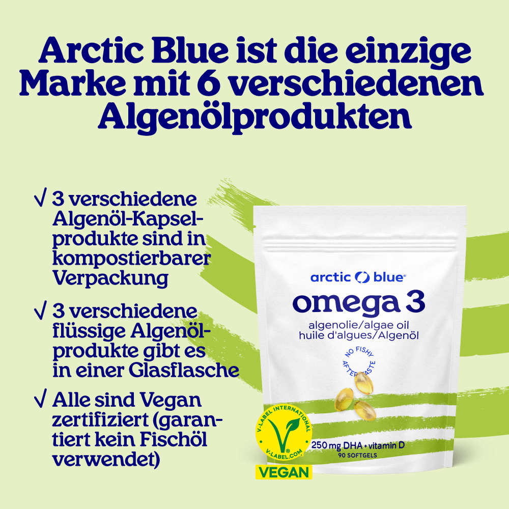 Algenöl DHA mit Vitamin D Kapseln