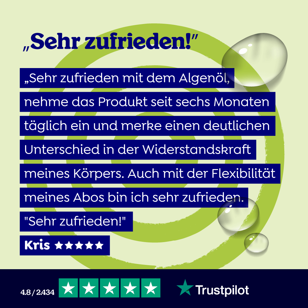 Algenöl für Kinder