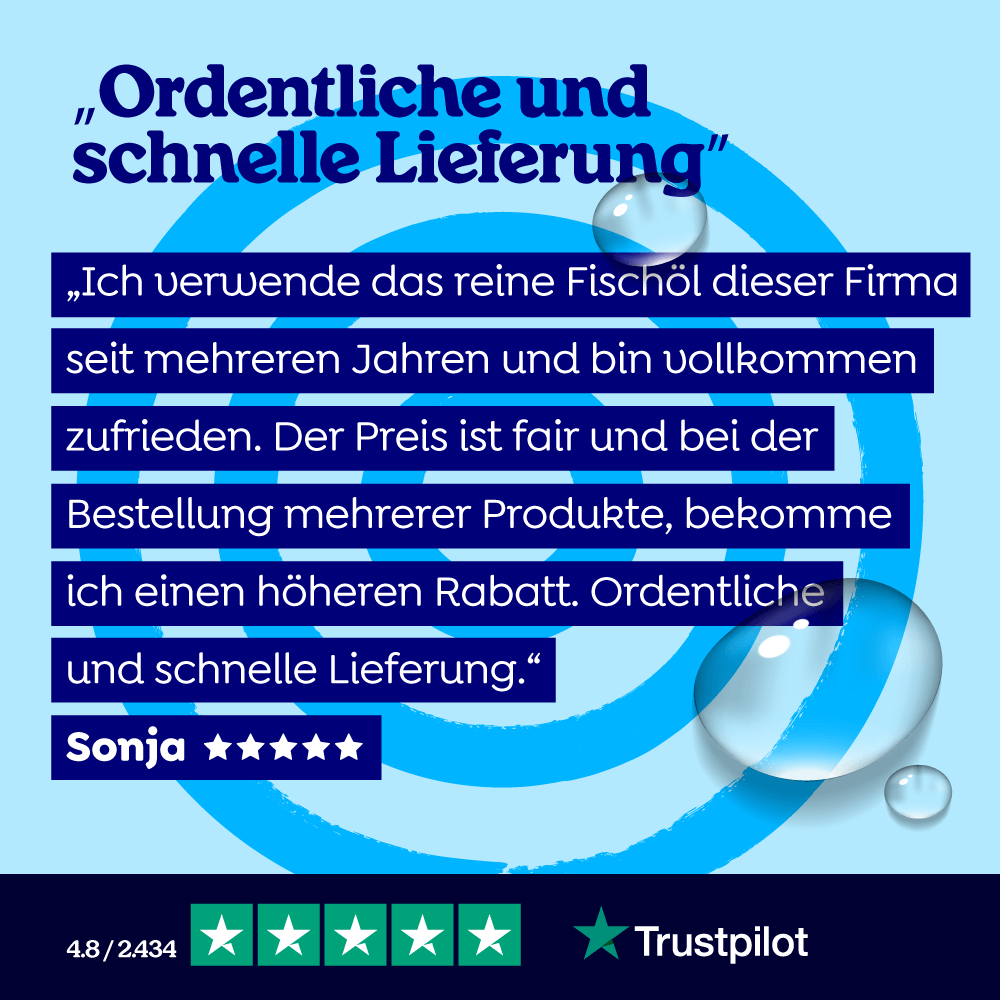 Pures Fischöl (natürlicher Geschmack)