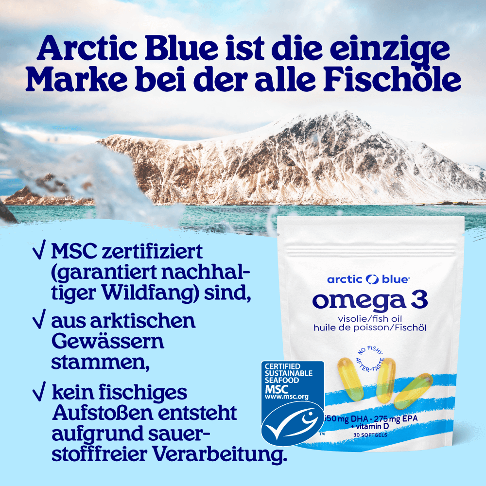 Fischöl Kapseln mit Vitamin D3 (groß)