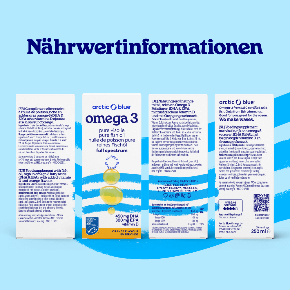 Fischöl mit Vitamin D