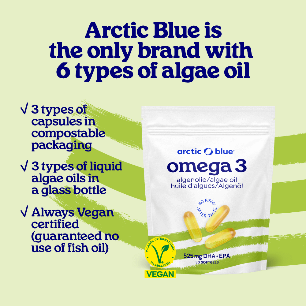 Algae Oil DHA and EPA Capsules (Large)