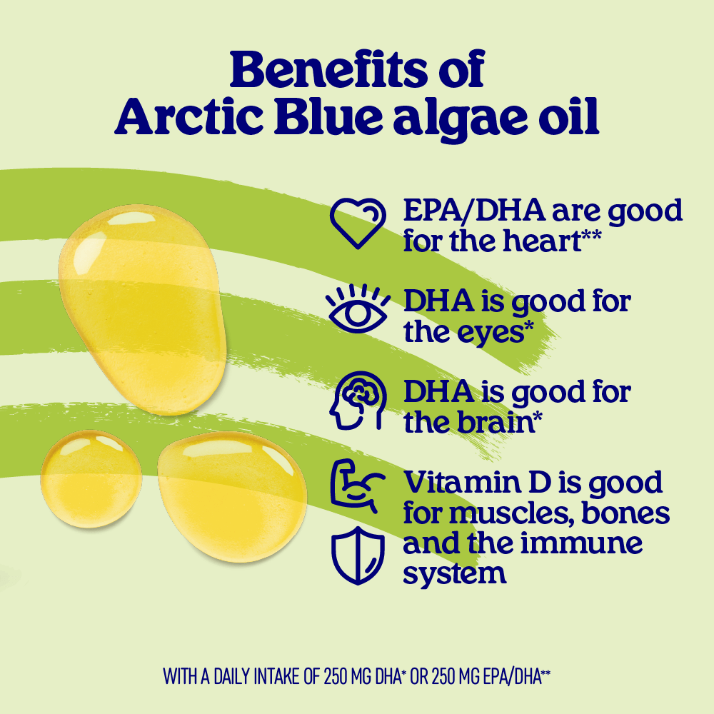 Algae Oil and Hemp Seed Oil