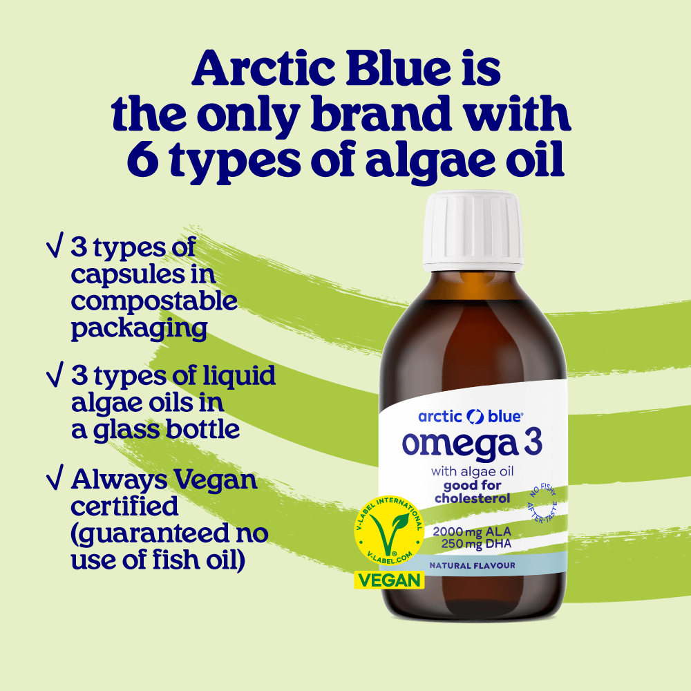 Algae Oil and Flaxseed Oil