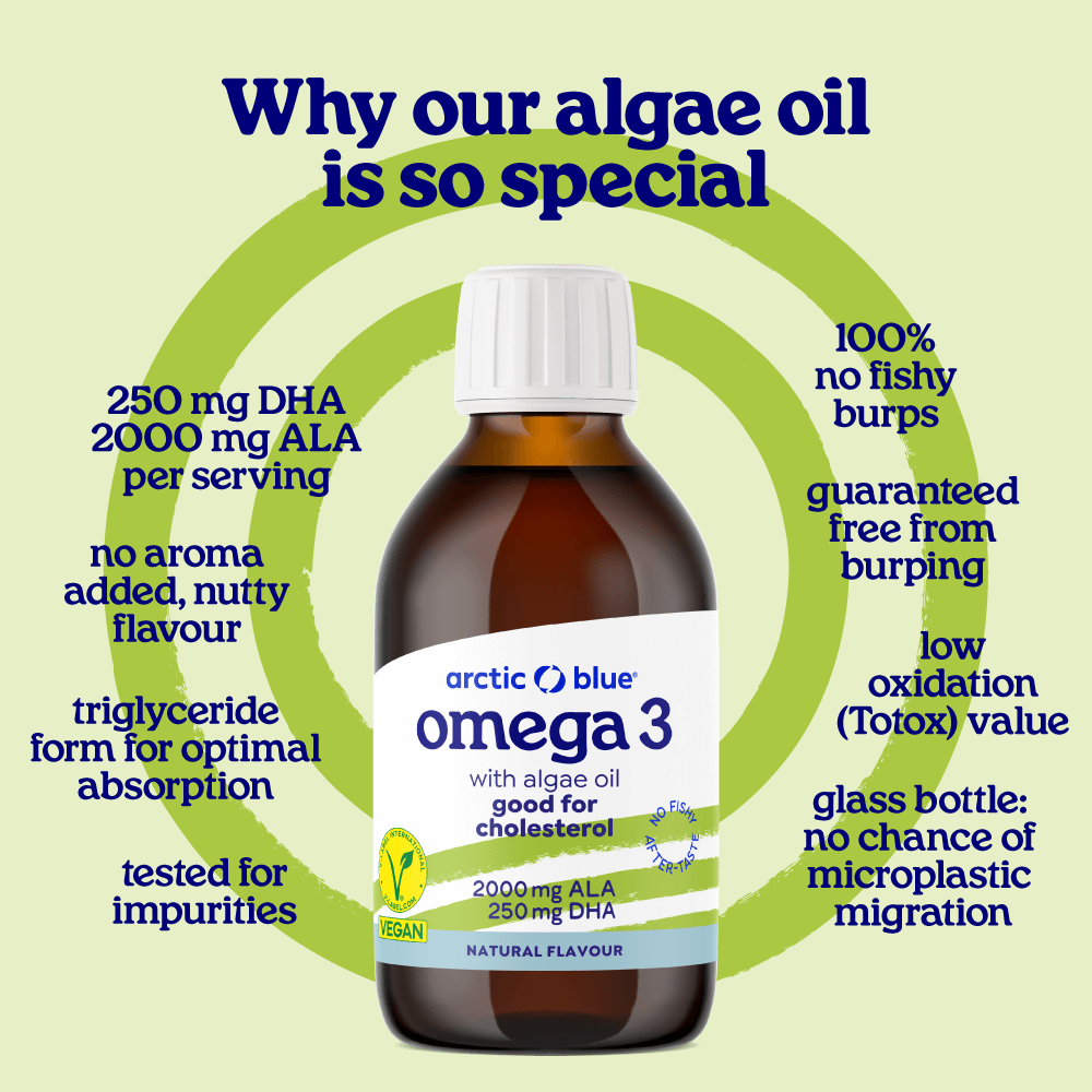 Algae Oil and Flaxseed Oil
