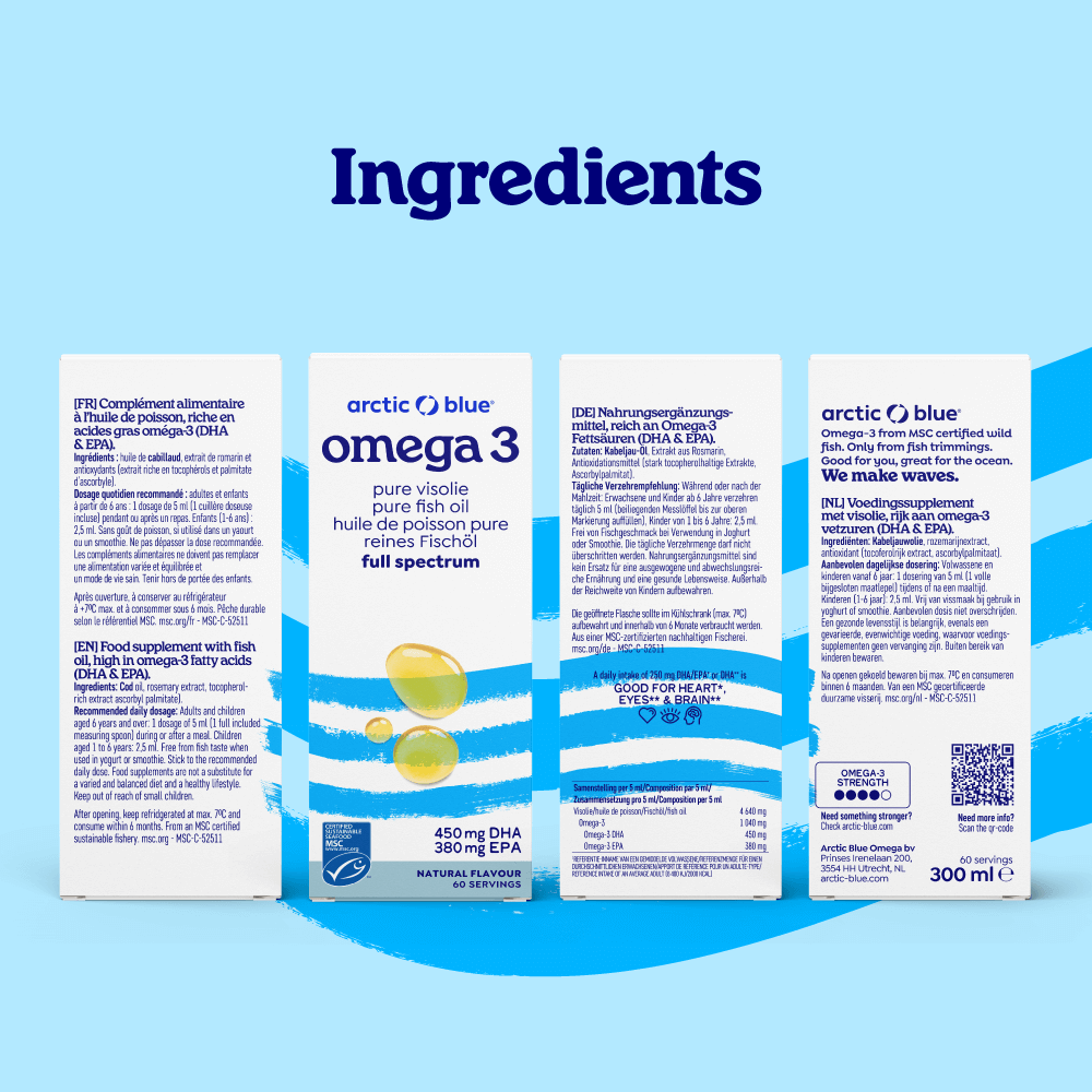 Pure Fish Oil (Natural Flavour)
