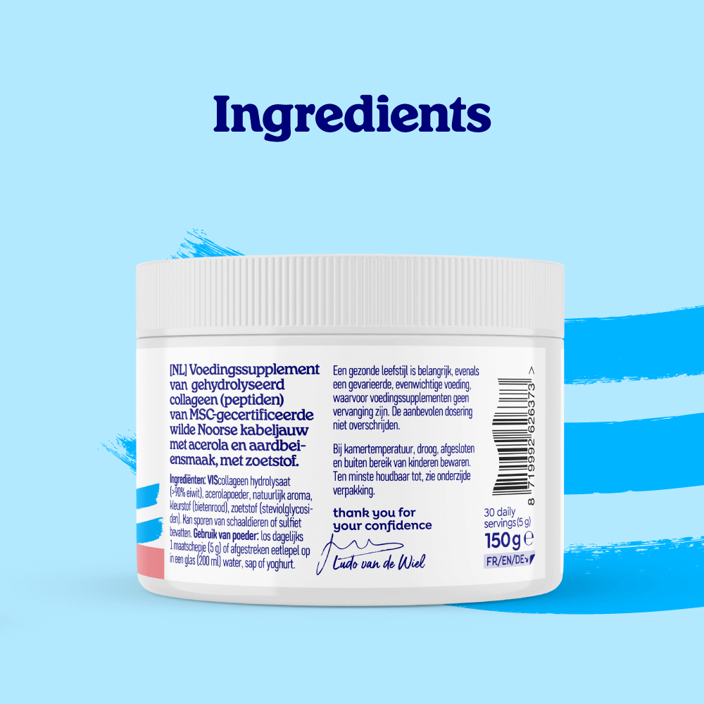 Fish Collagen Powder Strawberry