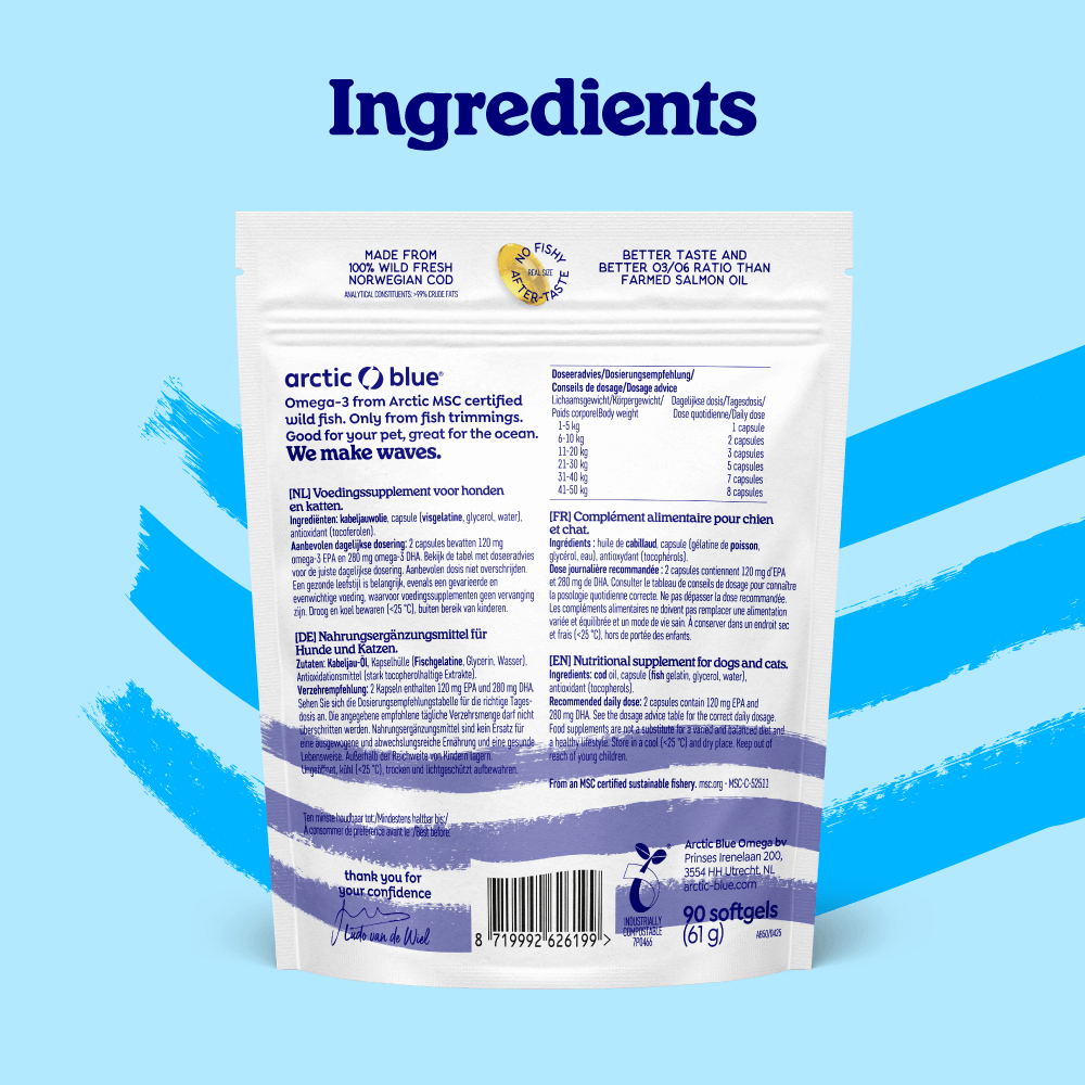 Fish Oil Capsules for Dogs