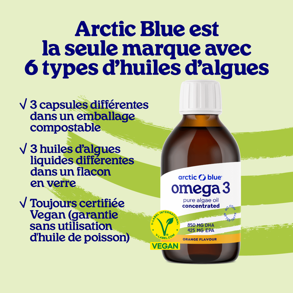 Huile d'algues DHA et EPA