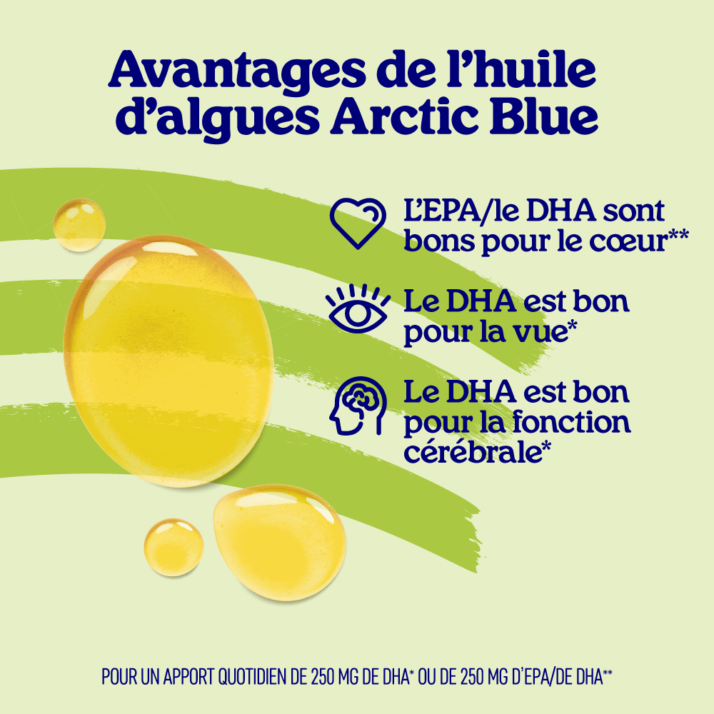 Huile d'algues DHA et EPA