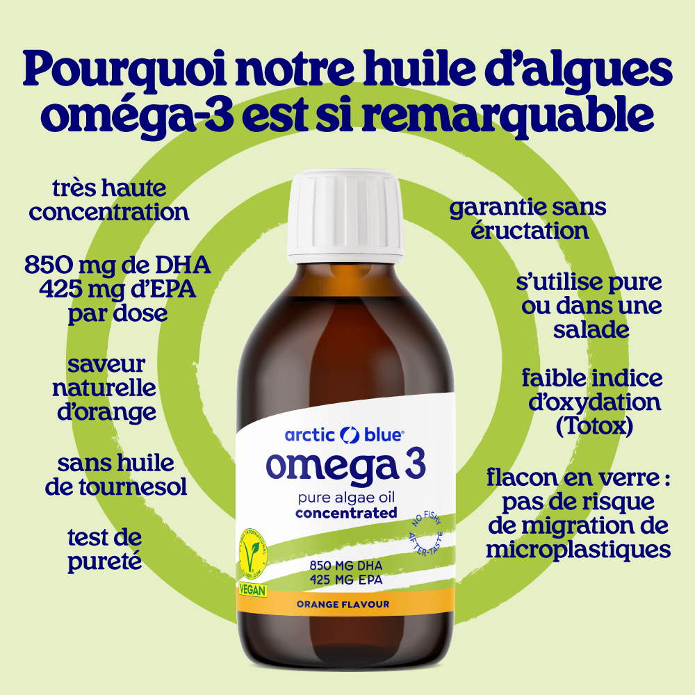 Huile d'algues DHA et EPA
