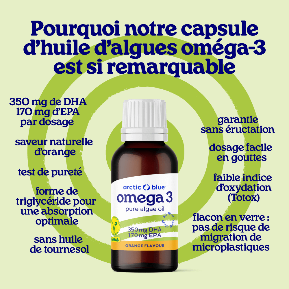 Huile d'algues pour enfants