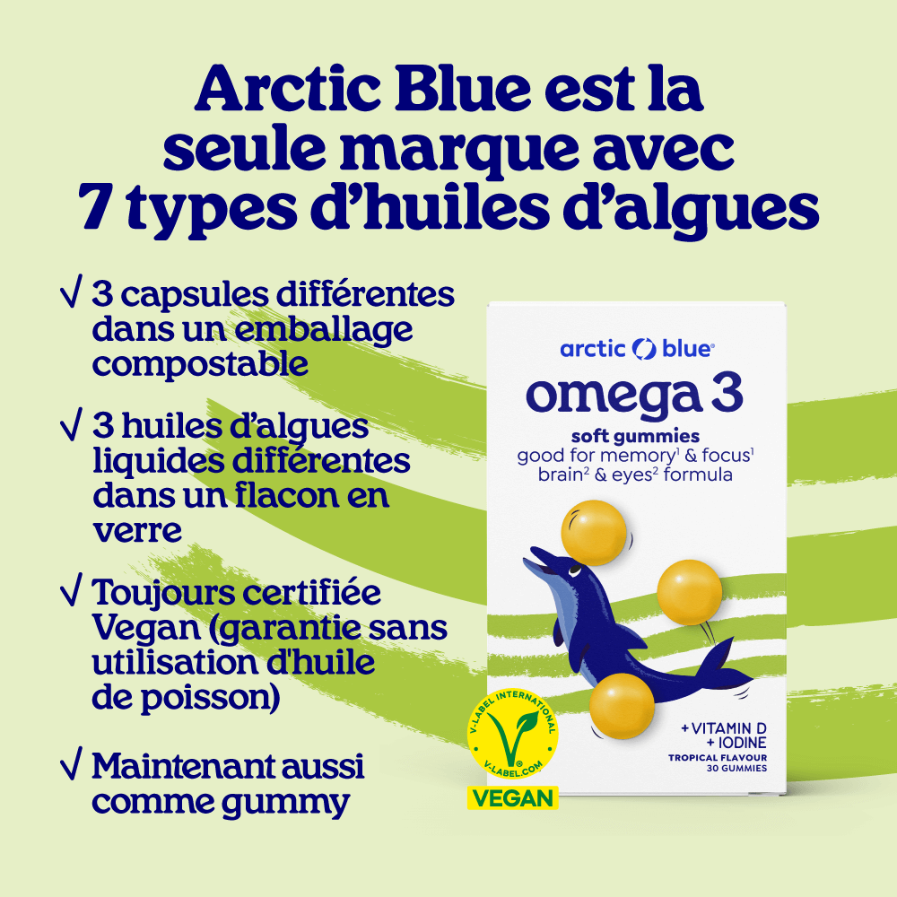 Gummies oméga-3 vegan