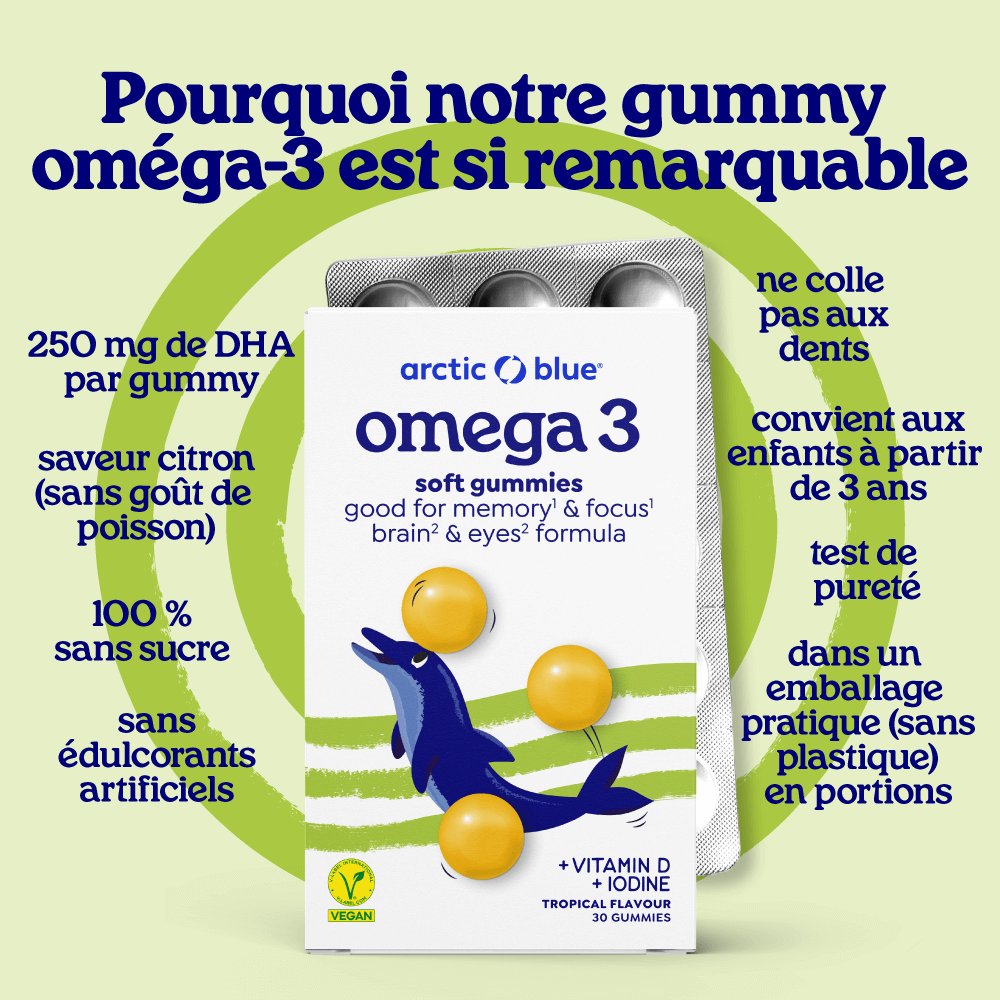 Gummies oméga-3 vegan