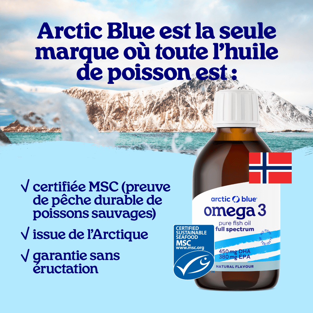 Huile de poisson pure (goût naturel)