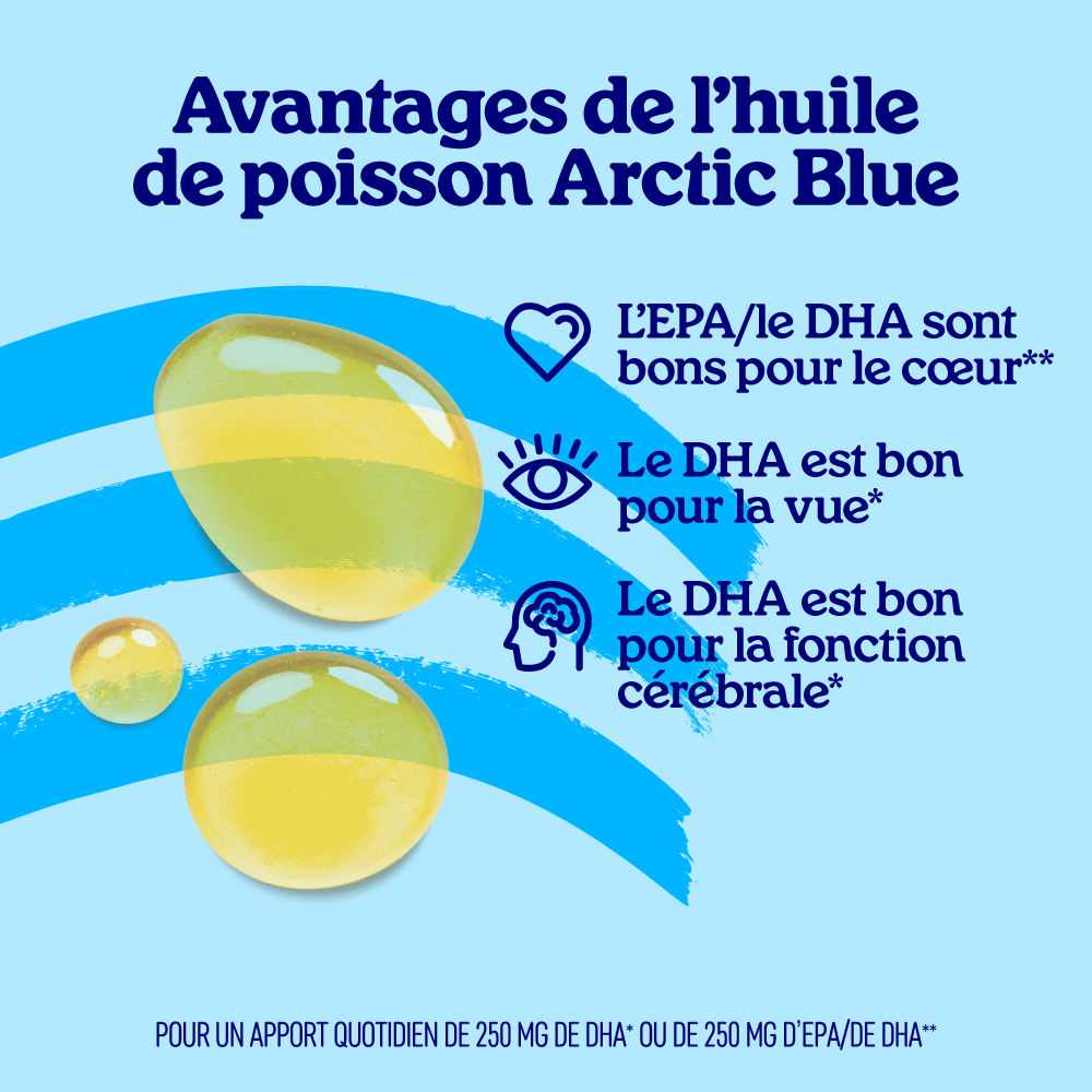 Huile de poisson pure (goût naturel)