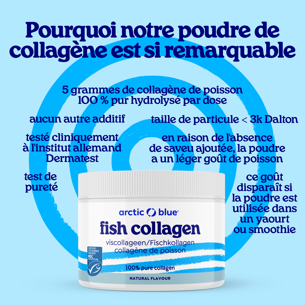 Collagène de poisson en poudre