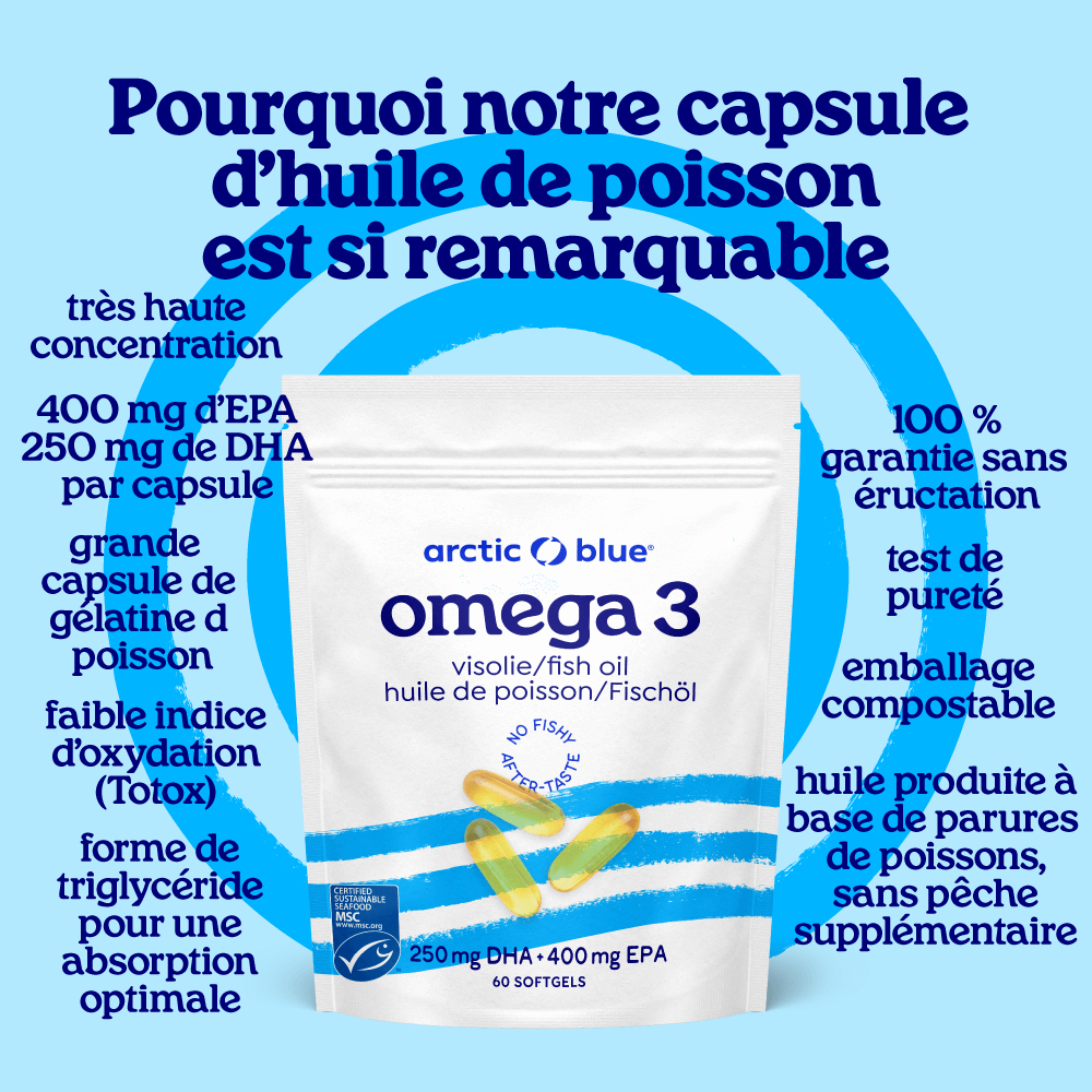 Capsules d'huile de poisson (grand format)