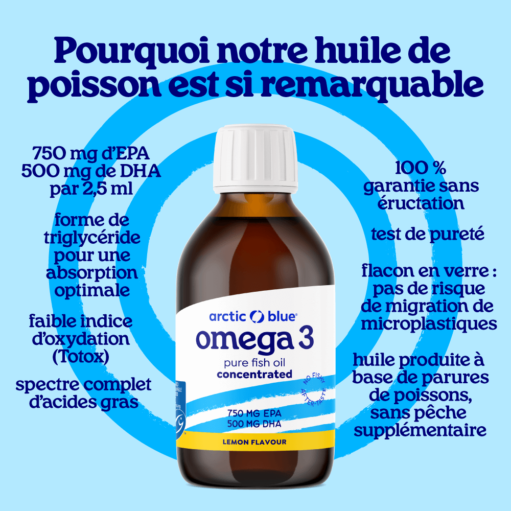 Huile de poisson riche en EPA DHA