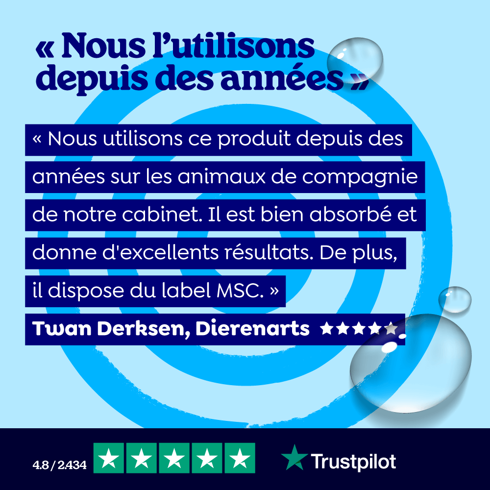 Huile de poisson pour chiens