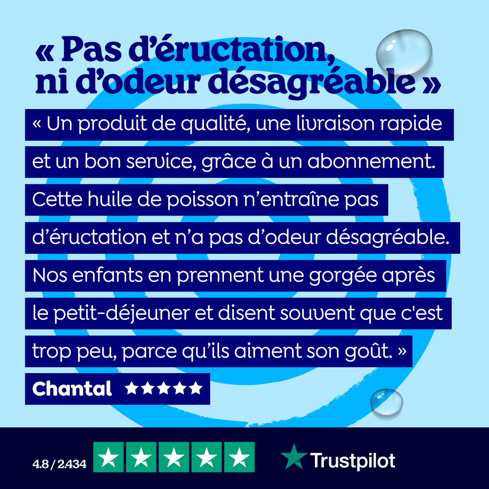 Huile de poisson pour enfants