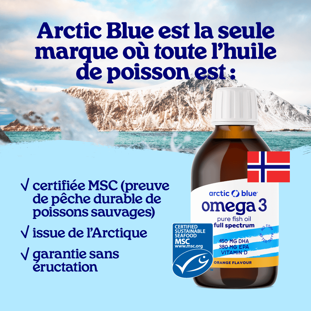 Huile de poisson avec vitamine D