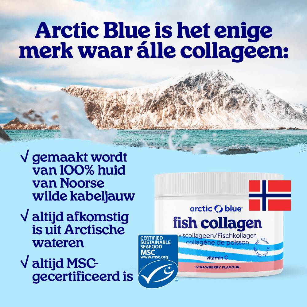 Viscollageen poeder Aardbei