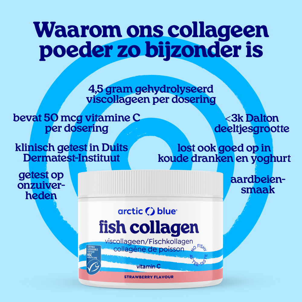 Viscollageen poeder Aardbei