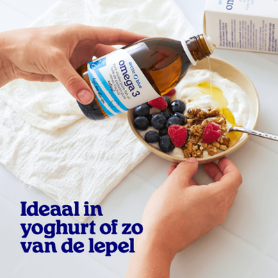 Liquid oil (from a spoon or mixed into yogurt)